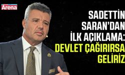 Fenerbahçe Başkanı Sadettin Saran'dan ilk açıklama!