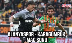 Alanyaspor - Karagümrük maç sonu