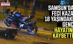 Samsun Atakum'da feci kaza!