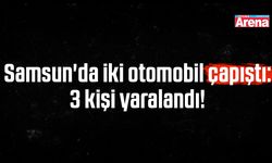 Samsun'da iki otomobil çarpıştı!