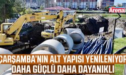 Çarşamba'da alt yapı yenileniyor