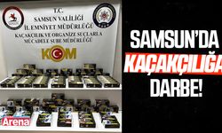 Samsun'da kaçakçılığa darbe!