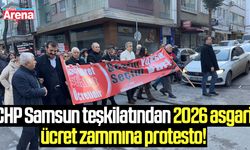 CHP Samsun teşkilatından 2026 asgari ücret zammına protesto