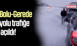 Bolu-Gerede yolu trafiğe açıldı!