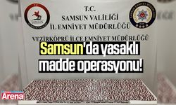 Samsun'da yasaklı madde operasyonu!