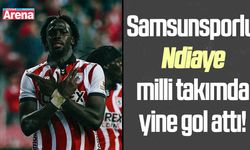 Samsunsporlu Ndiaye milli takımda yine gol attı!