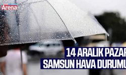 14 Aralık Pazar Samsun hava durumu