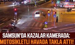 Samsun'da kazalar kameralarda!