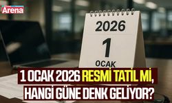 1 Ocak 2026 resmi tatil mi, Yılbaşı hangi güne denk geliyor?