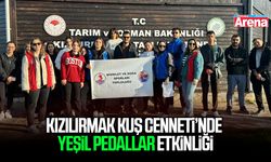 Kızılırmak Kuş Cenneti’nde Yeşil Pedallar etkinliği