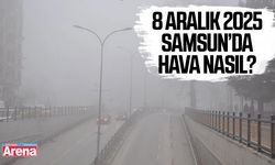 8 Aralık 2025 Samsun hava durumu