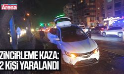 Samsun’da zincirleme kaza: 2 kişi yaralandı