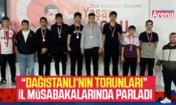 Dağıstanlı’nın torunları” il müsabakalarında parladı