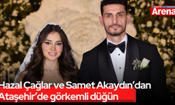 Hazal Çağlar ve Samet Akaydın’dan görkemli düğün
