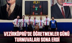 Vezirköprü’de Öğretmenler Günü turnuvaları sona erdi
