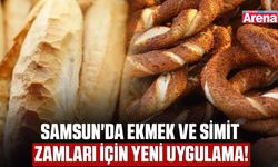 Samsun'da ekmek ve simit zamları için yeni uygulama!