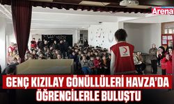 Genç Kızılay gönüllüleri Havza’da öğrencilerle buluştu