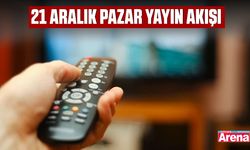 21 Aralık pazar yayın akışı