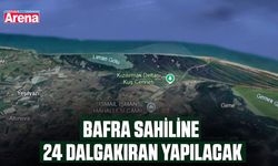Bafra sahiline 24 dalgakıran yapılacak