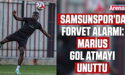 Samsunspor’da forvet alarmı: Marius gol atmayı unuttu