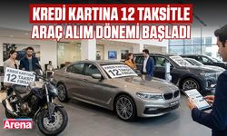 Kredi kartına 12 taksitle araç alım dönemi başladı