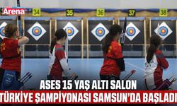 ASES 15 yaş altı salon Türkiye şampiyonası Samsun’da başladı