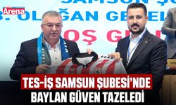 TES-İŞ Samsun Şubesi’nde Baylan güven tazeledi