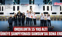 Okçulukta 15 yaş altı Türkiye Şampiyonası Samsun'da sona erdi