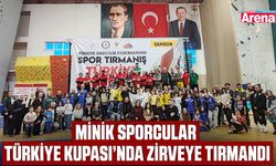 Minik sporcular Türkiye Kupası’nda zirveye tırmandı