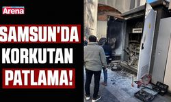 Samsun'da trafo patladı!