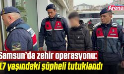Samsun’da zehir operasyonu: 17 yaşındaki şüpheli tutuklandı