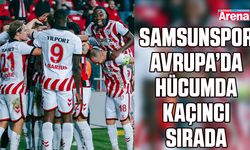 Samsunspor Avrupa’da hücumda kaçıncı sırada