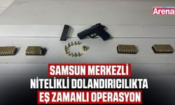 Samsun merkezli nitelikli dolandırıcılıkta eş zamanlı operasyon