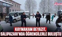 Kaymakam Beyazıt, Salıpazarı’nda öğrencilerle buluştu
