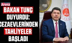 Bakan Tunç duyurdu: Cezaevlerinden tahliyeler başladı