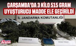 Çarşamba'da 3 kilo uyuşturucu madde ele geçirildi