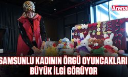 Samsunlu kadının örgü oyuncakları büyük ilgi görüyor