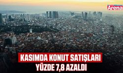 Kasımda konut satışları yüzde 7,8 azaldı