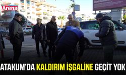 Atakum’da kaldırım işgaline geçit yok