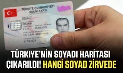 Türkiye’nin soyadı haritası çıkarıldı! Hangi soyad zirvede