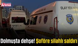 Dolmuşta dehşet! Şoföre silahlı saldırı