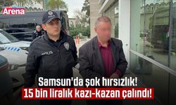 Samsun'da şok hırsızlık! 15 bin liralık kazı-kazan çalındı!