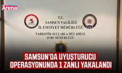 Samsun'da uyuşturucu operasyonunda 1 zanlı yakalandı