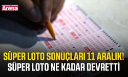Süper Loto sonuçları 11 Aralık! Süper Loto ne kadar devretti