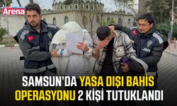 Samsun’da yasa dışı bahis operasyonu 2 kişi tutuklandı