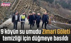 9 köyün su umudu Zimari Göleti temizlik için düğmeye basıldı