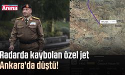 Radarda kaybolan özel jet Ankara'da düştü!