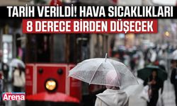 Tarih verildi! Hava sıcaklıkları 8 derece birden düşecek