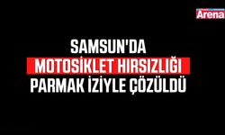 Samsun'da motosiklet hırsızlığı parmak iziyle çözüldü