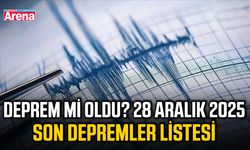 Deprem mi oldu? 28 Aralık 2025 son depremler listesi